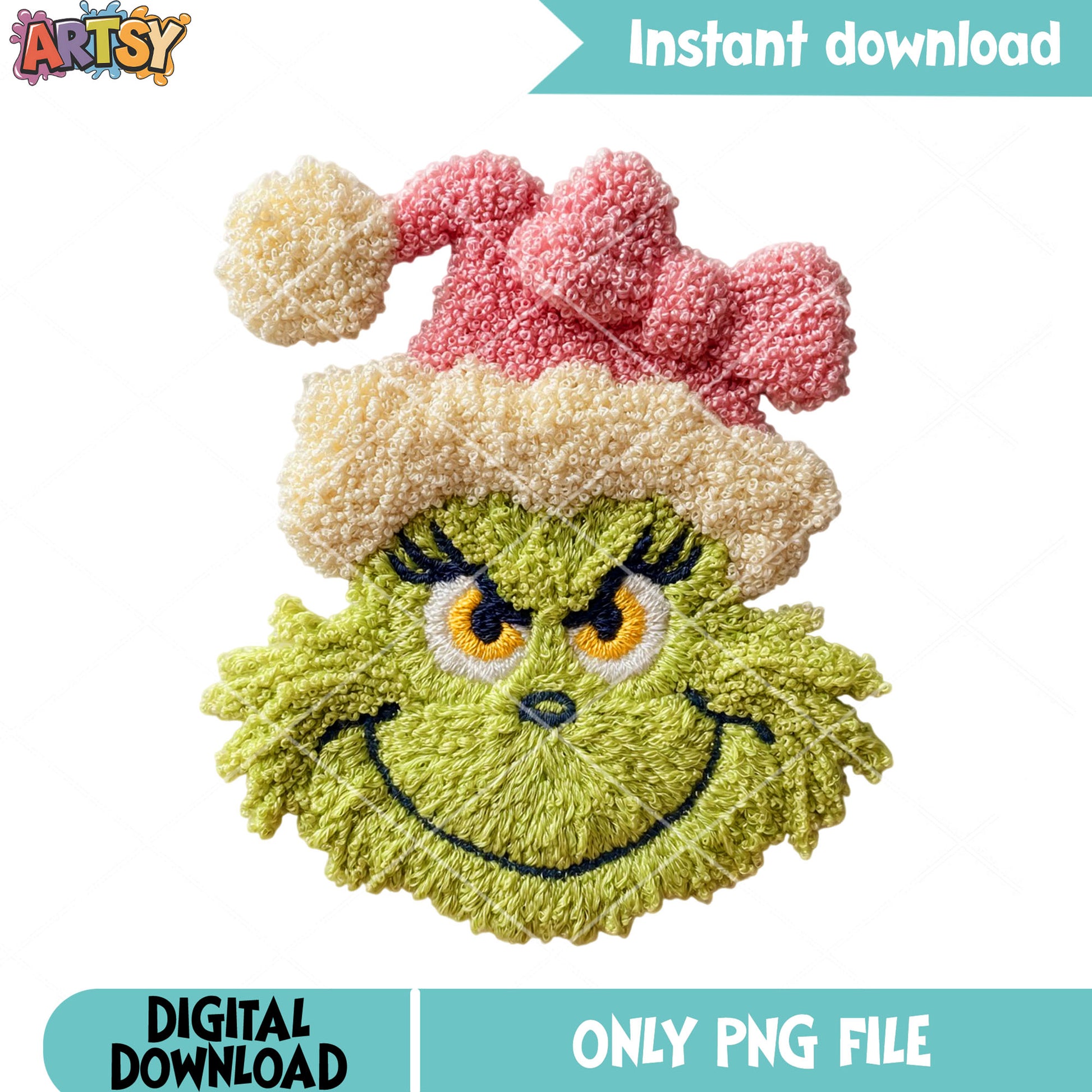 Women grinch wife png, santa hat png, how the grinch stole christmas png