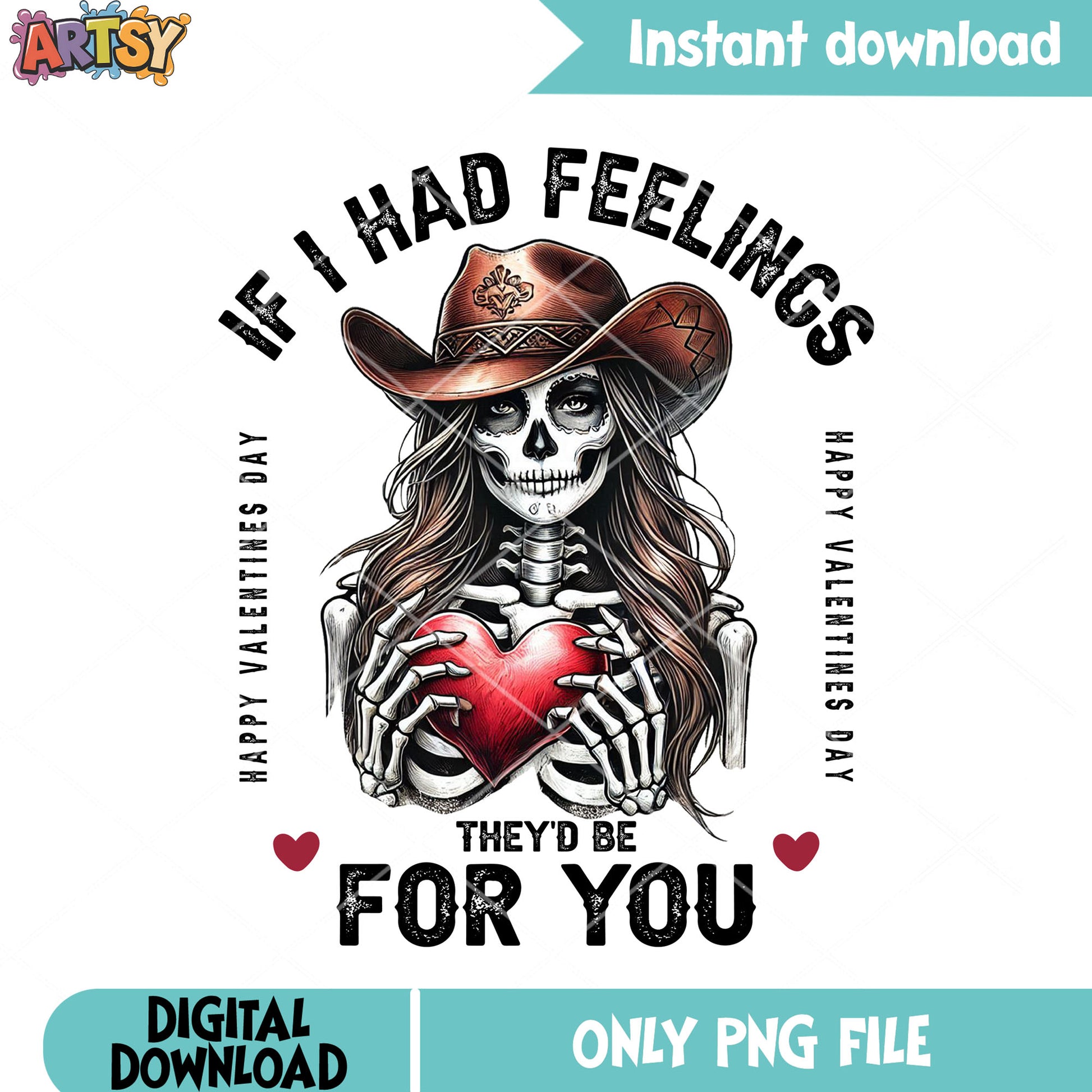 Women skeleton valentine png, happy valentine png, valentine coffee png