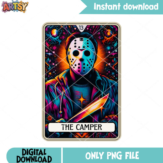 Wondrous galaxy killer png, spooky forest png, Friday the 13th png