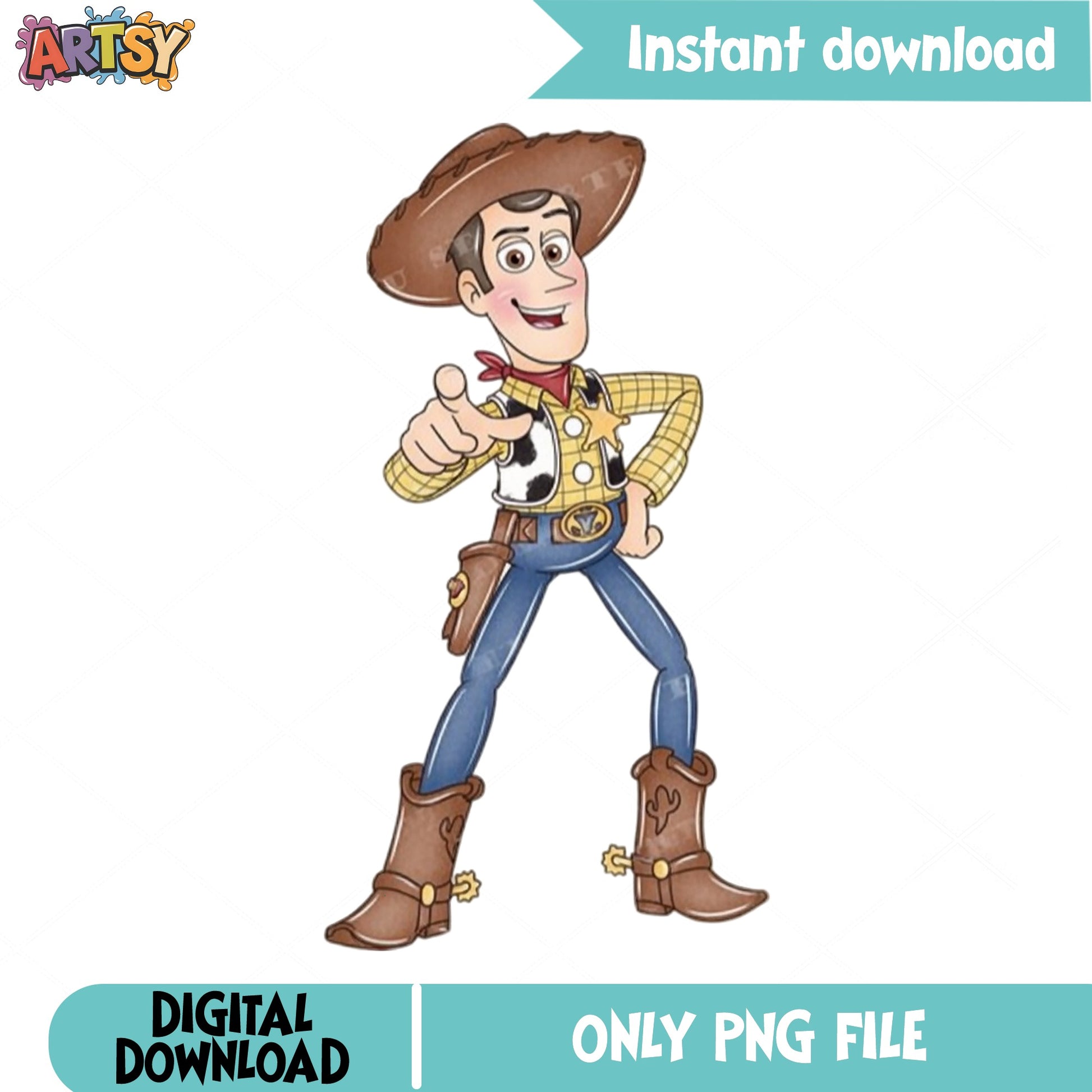 Woody Toy Story PNG Clipart, Disney Pixar PNG, Cowboy PNG