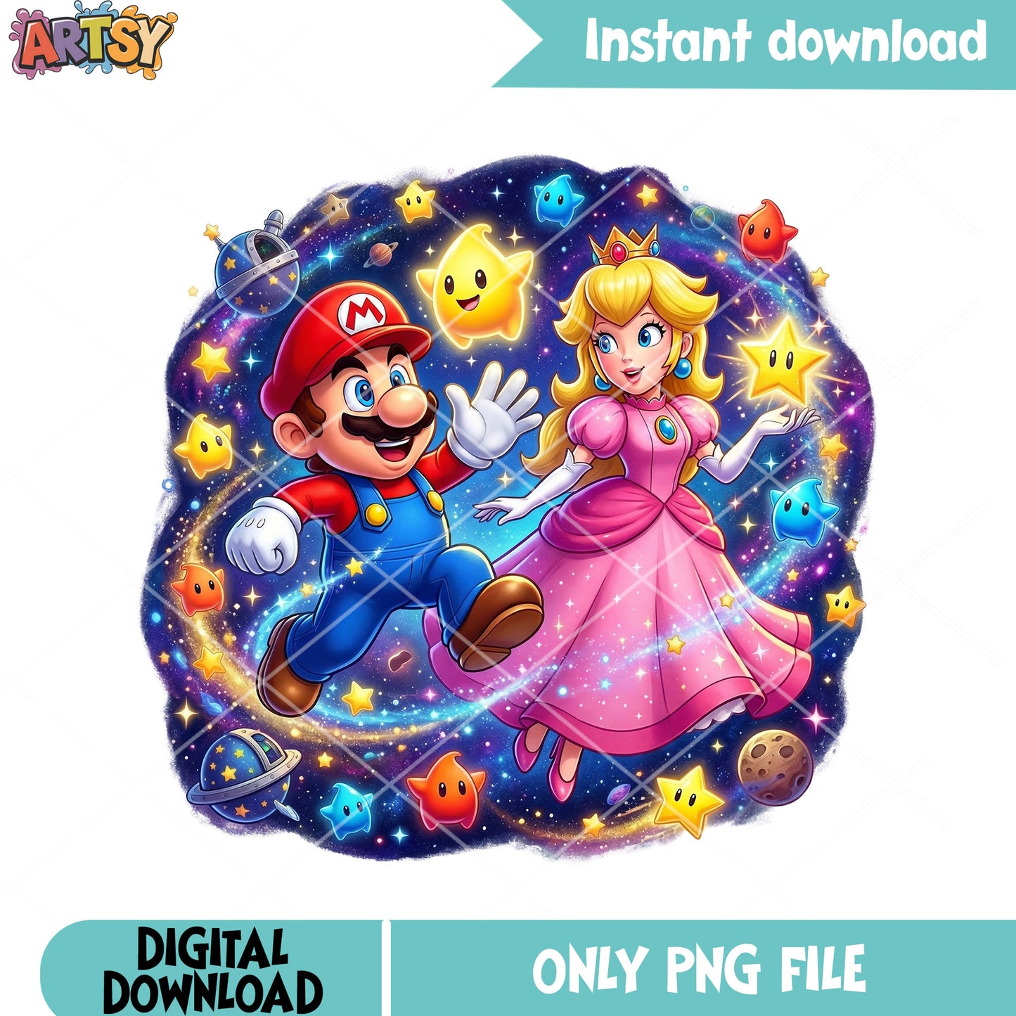Wormhole couple mario peach png, mario peach png, peach characters png