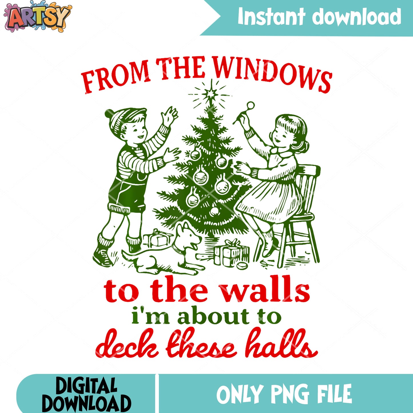 Xmas men women christmas tree png, christmas decor png, christmas ​png