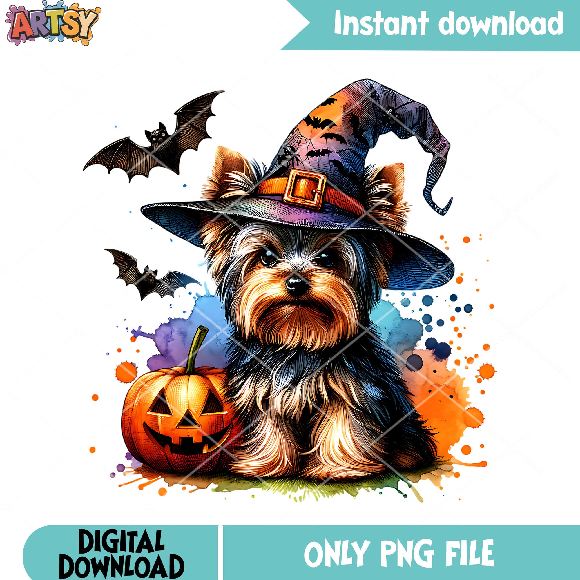 Yorkshire the dog witch png, jack o lantern png, halloween scary png ...