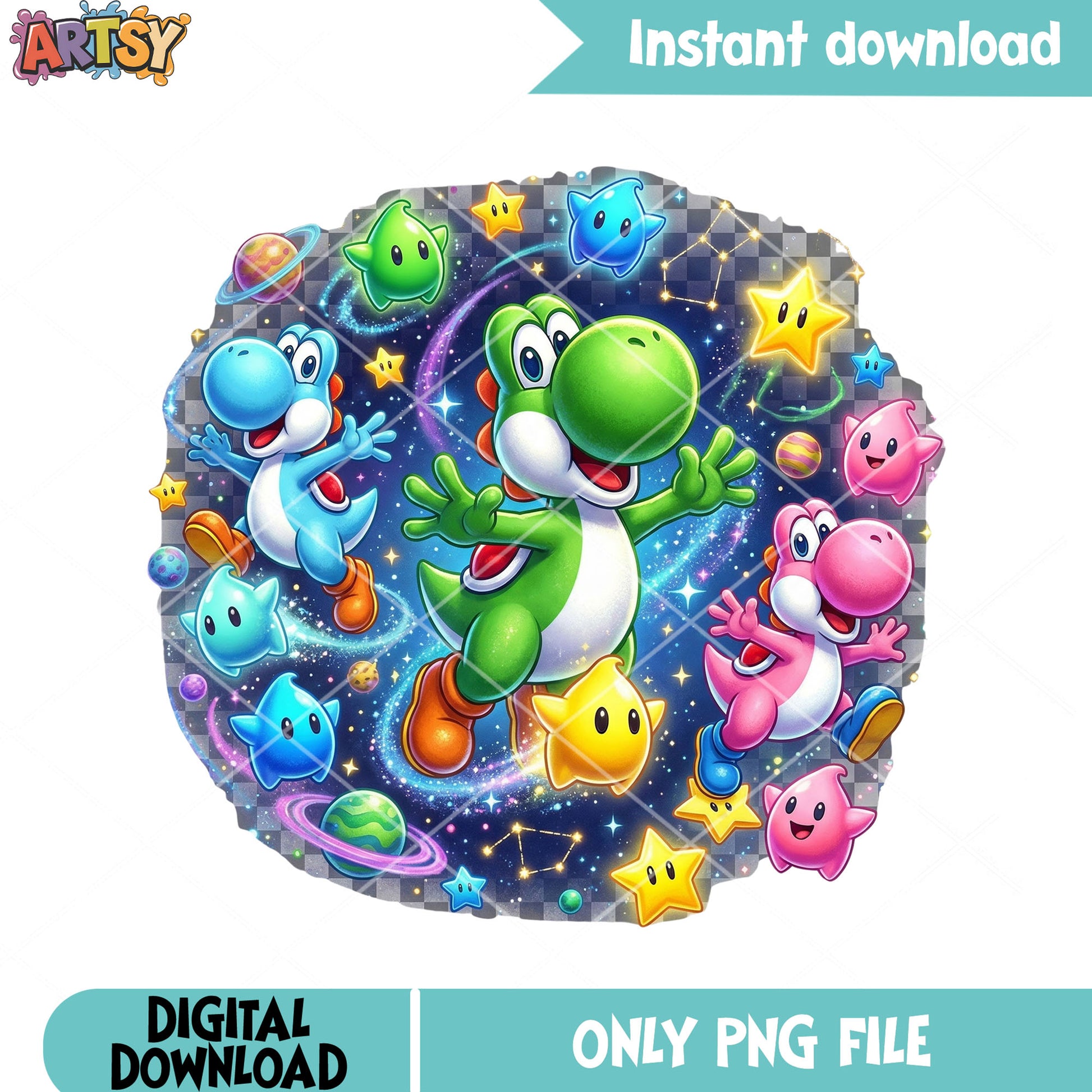 Yoshi classic vibes png, mario characters png, super mario galaxy png
