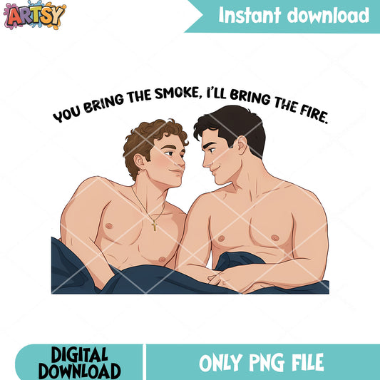 You bring the smoke i ll bring the fire png, hockey romance png, holanov png