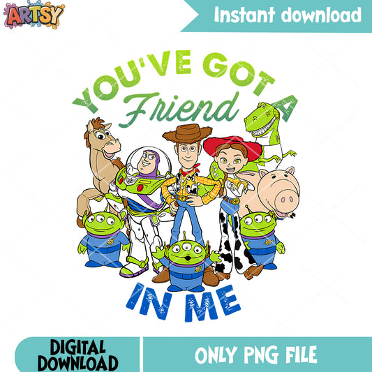 You have got friend in me png, buzzlightyear png, toy story png