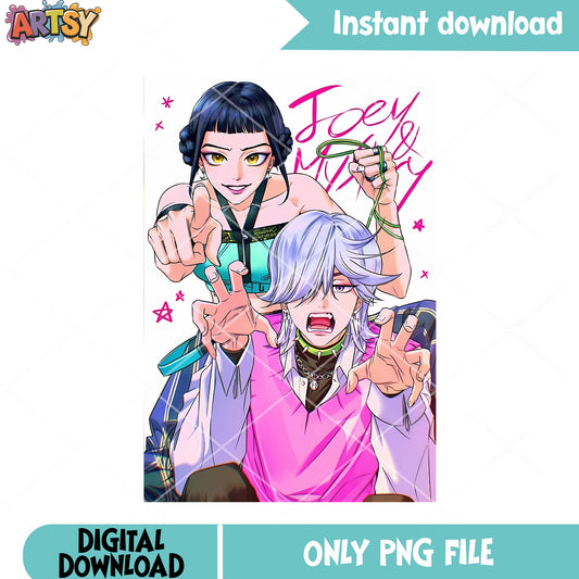 Zoey huntrx kpop logo png, zoey saja boys png, anime zoey saja png