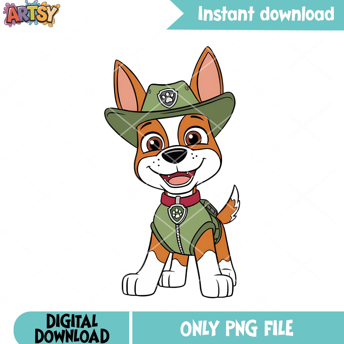 Zuma paw patrol png, chocolate labrador png, cute zumba png