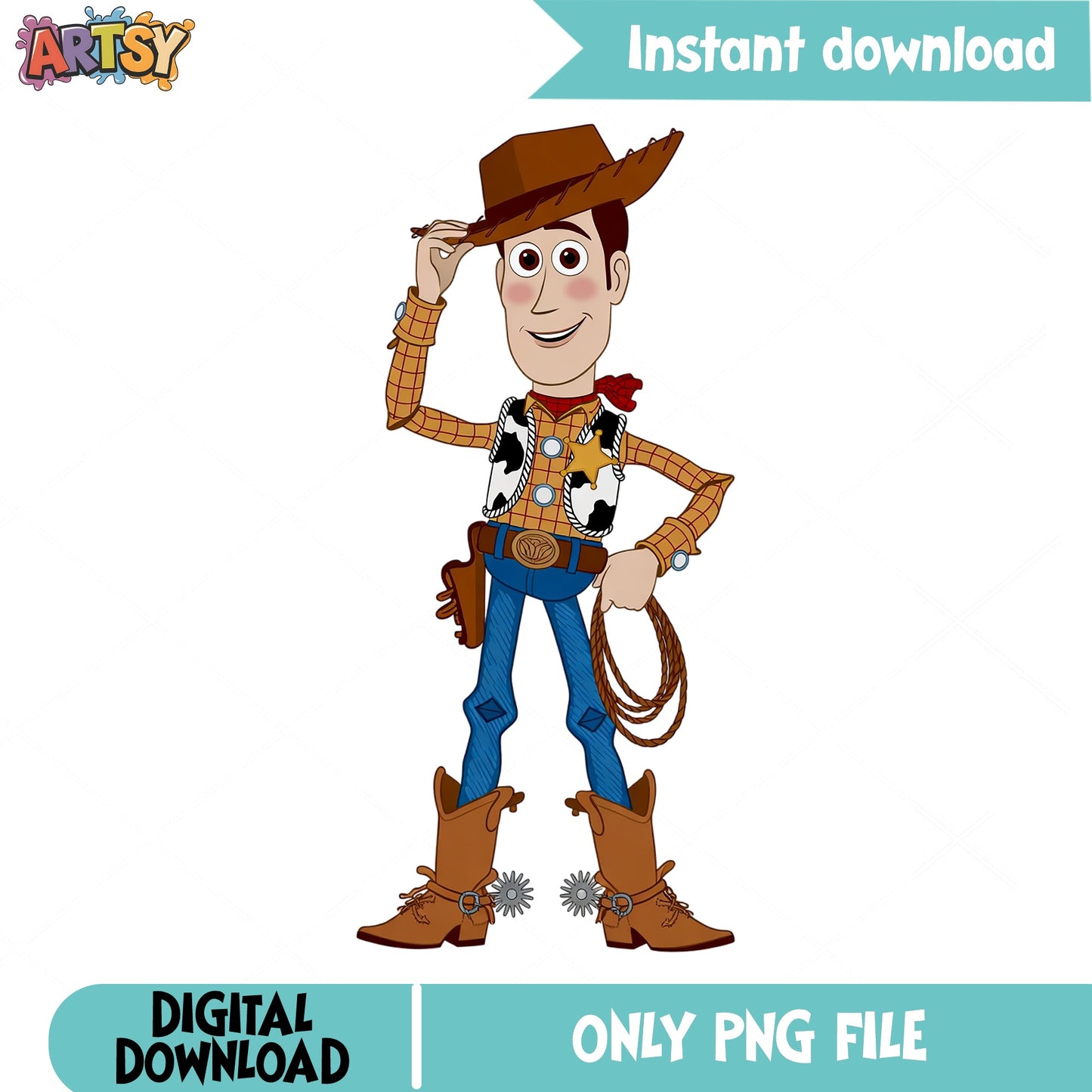 Woody Toy Story PNG Clipart, Disney Pixar PNG, Cowboy PNG