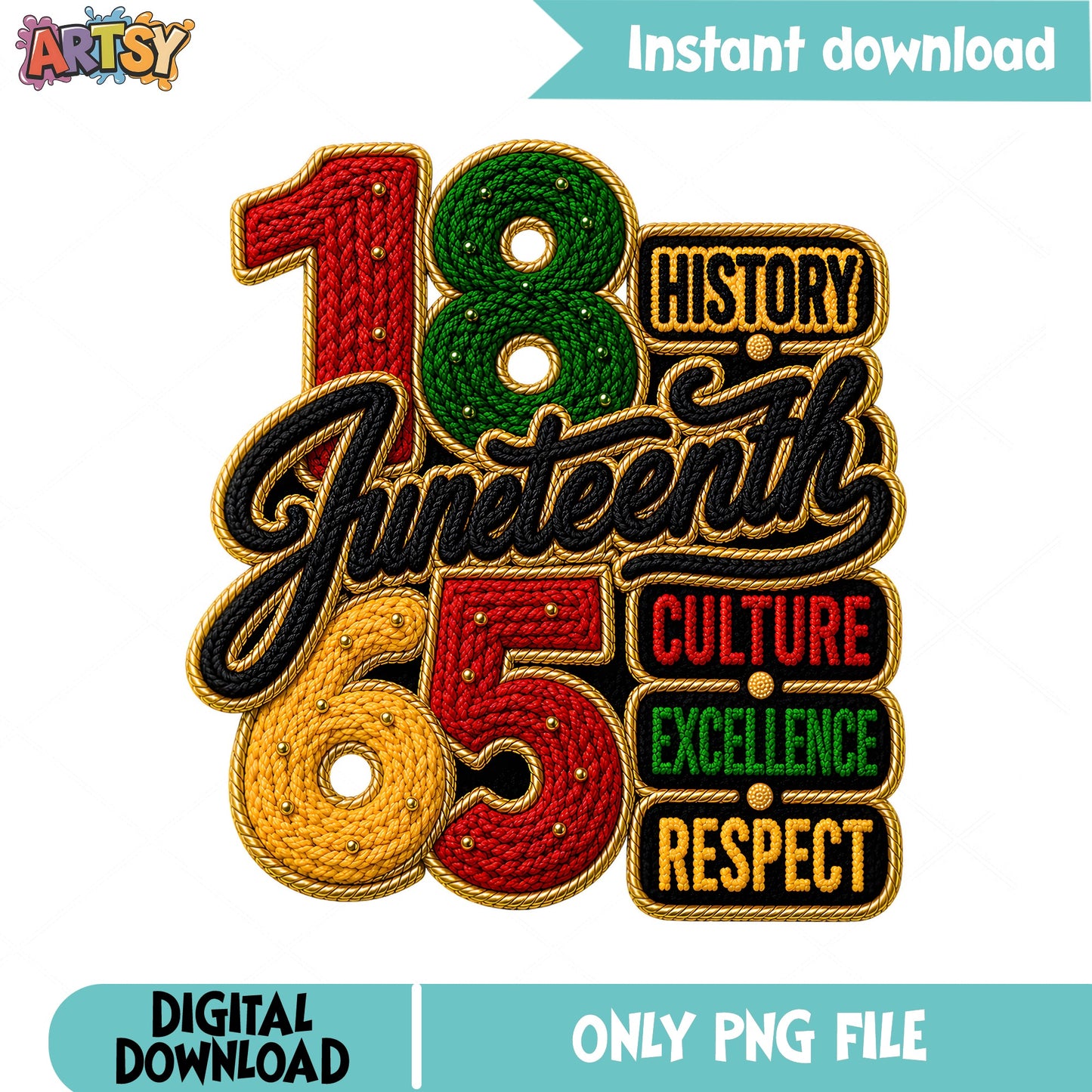 Juneteenth 1865 PNG, Black History Culture Excellence, Juneteenth PNG
