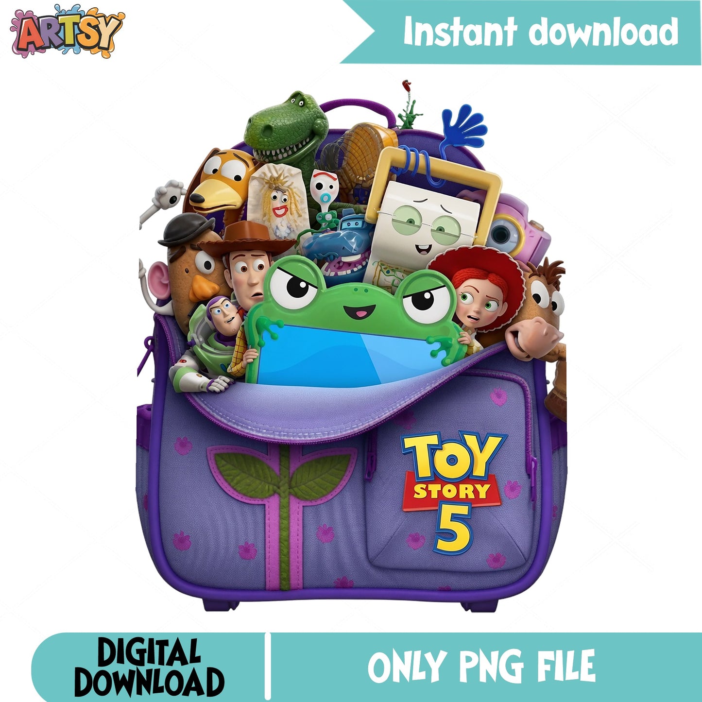 Toy Story 5 Characters PNG, Disney Pixar PNG, Woody Buzz PNG