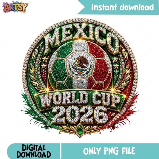 Mexico World Cup 2026 PNG, Soccer Mexico Flag PNG, Futbol PNG
