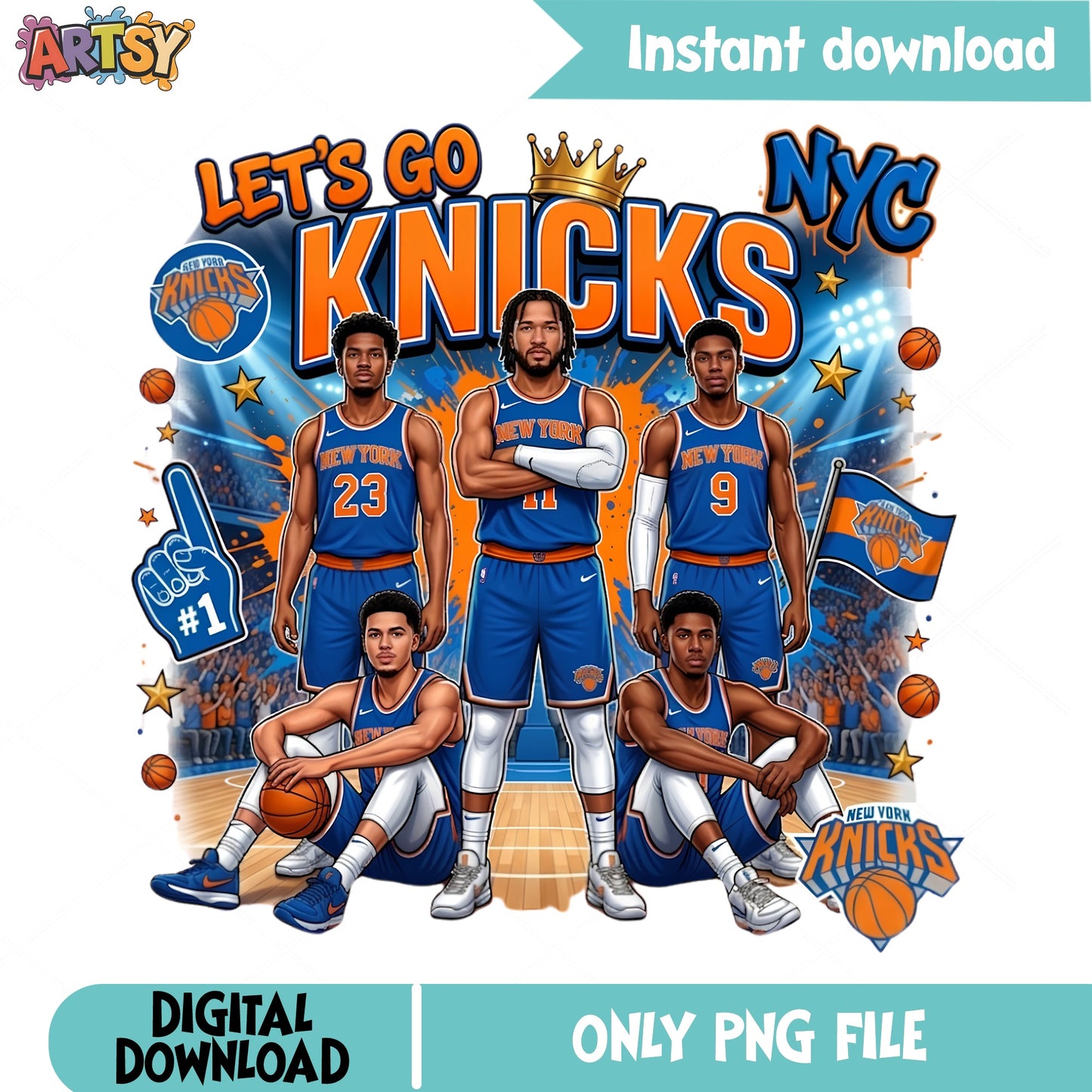 New York Knicks PNG, NBA Basketball Team Shirt, Knicks PNG