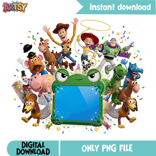 Toy Story Characters PNG, Woody Buzz Lightyear PNG, Disney PNG