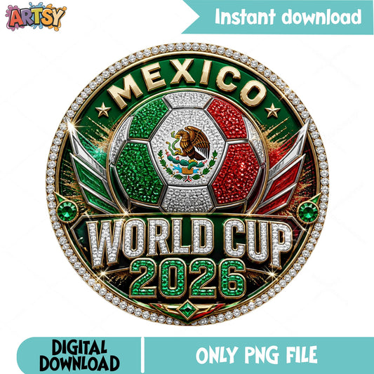 Mexico World Cup 2026 PNG, Soccer Mexico Flag PNG, Futbol PNG