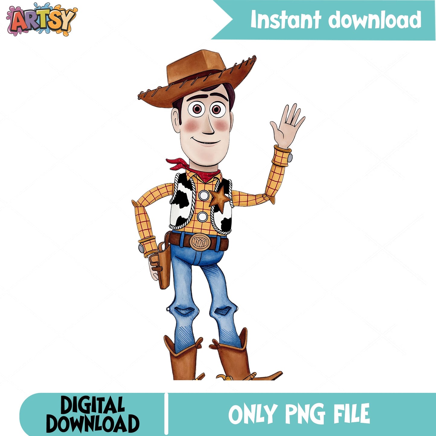 Woody Toy Story PNG Clipart, Disney Pixar PNG, Cowboy PNG