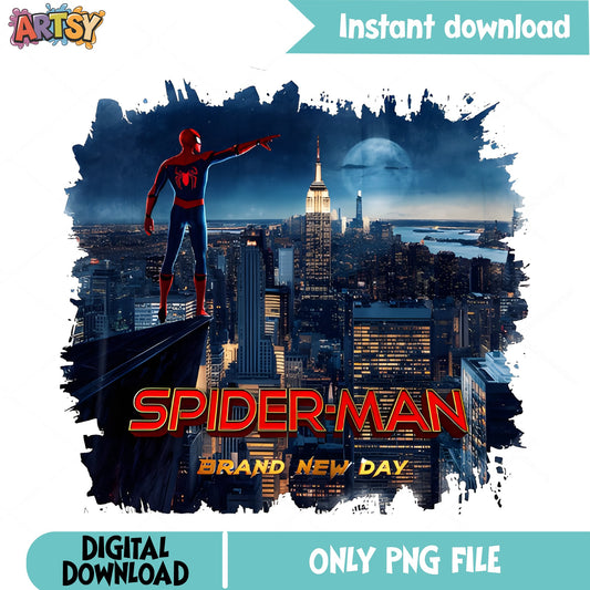 Spider-Man Brand New Day PNG, Marvel Superhero PNG, Spiderman PNG
