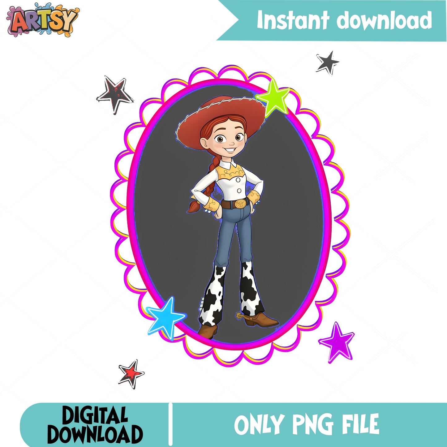 Jessie Toy Story PNG, Disney Cowgirl Clipart, Toy Story PNG