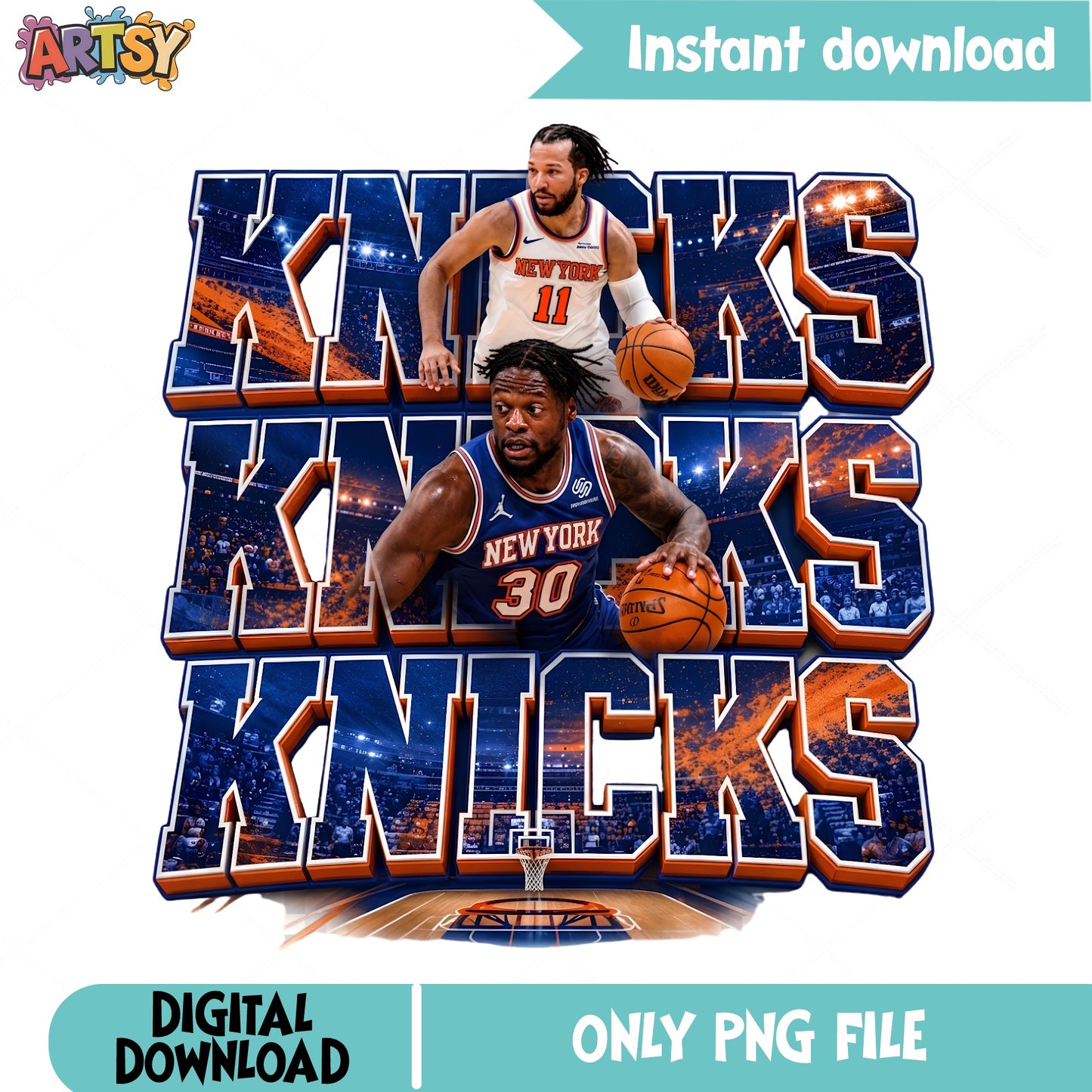 New York Knicks PNG, NBA Basketball Team Shirt, Knicks PNG