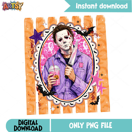 Michael Myers Halloween PNG, Horror Movie PNG, Halloween PNG