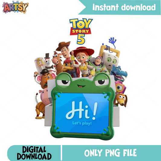 Toy Story 5 Characters PNG, Woody Buzz Lightyear PNG, Disney PNG