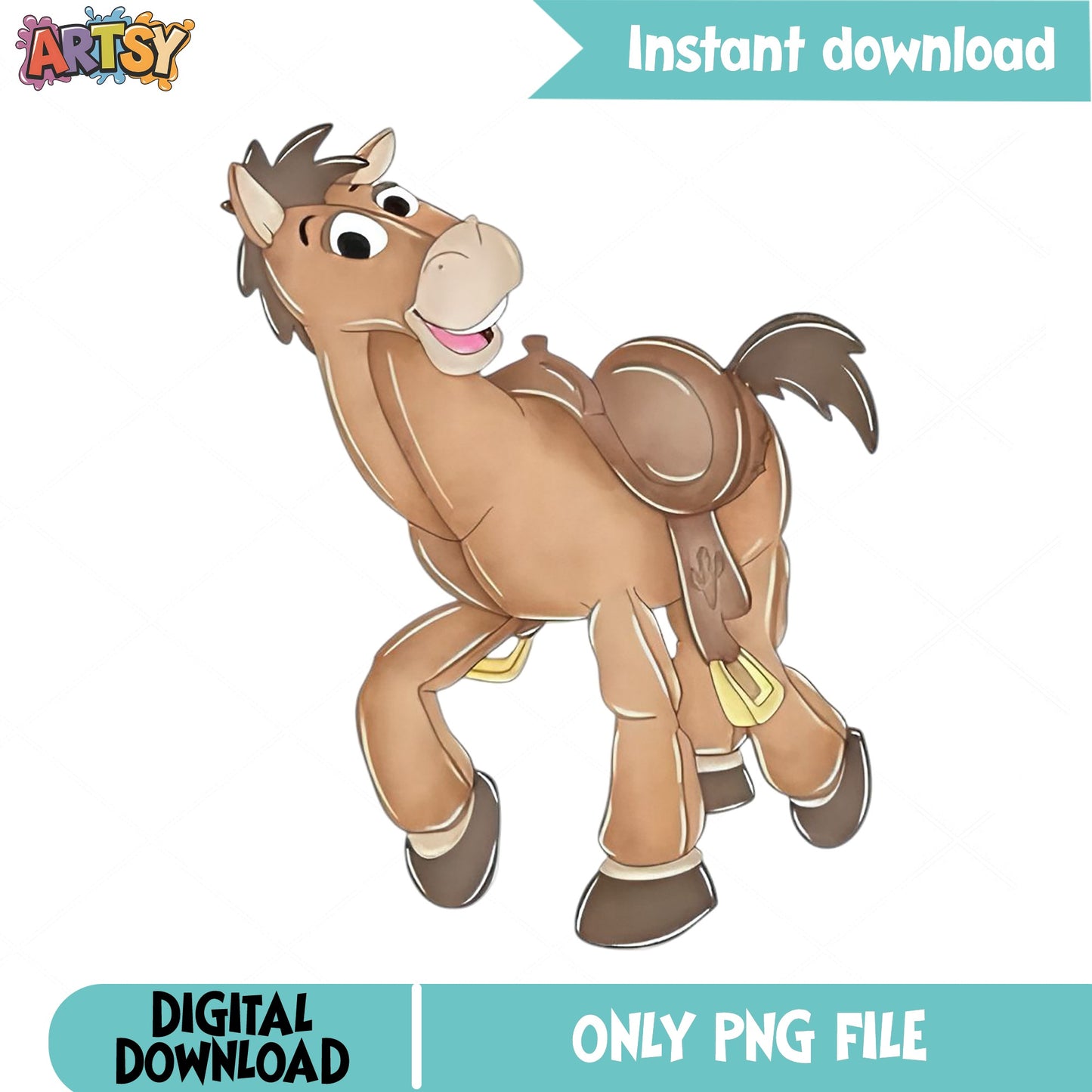 Bullseye Toy Story PNG, Disney Pixar Horse PNG, Toy Story PNG