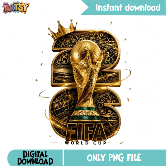 FIFA World Cup 2026 PNG, Soccer Trophy PNG, Football PNG