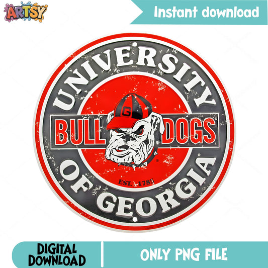 Georgia Bulldogs PNG, University Of Georgia PNG, UGA PNG