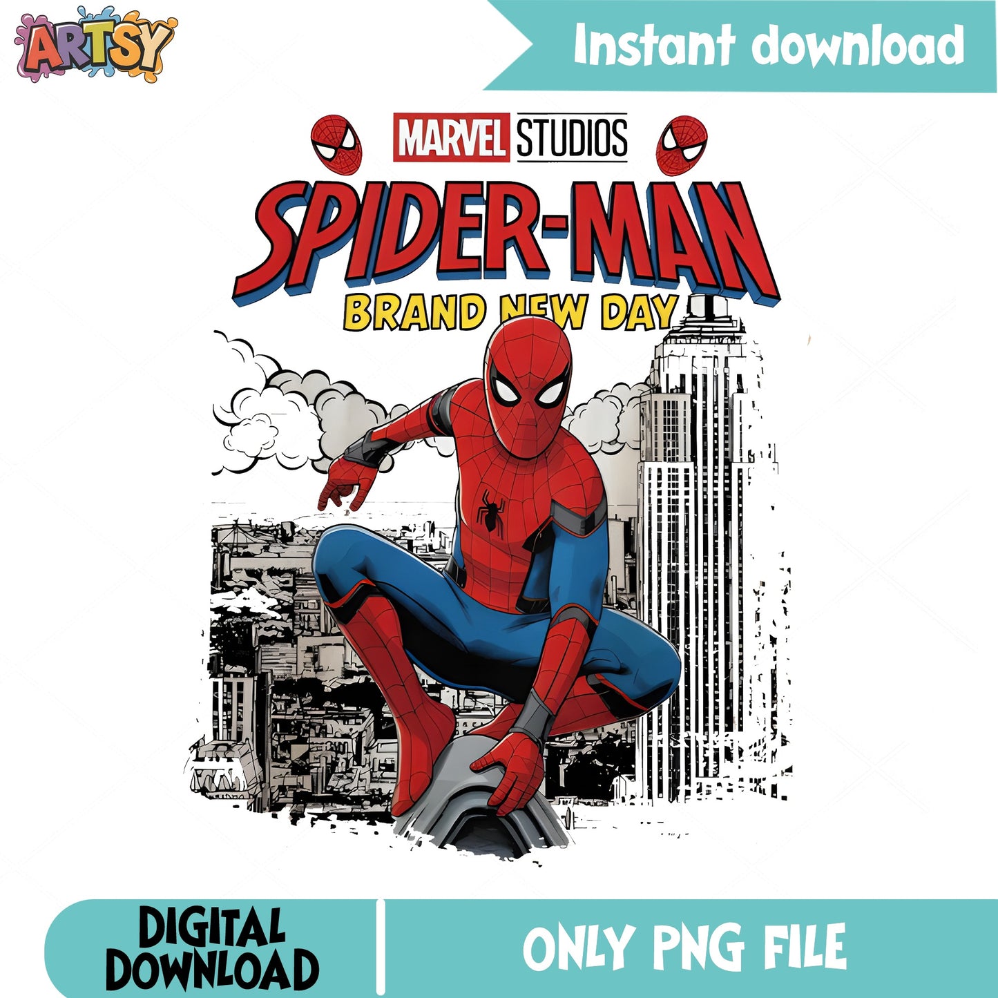 Spider-Man Brand New Day PNG, Marvel Superhero PNG, Spiderman PNG