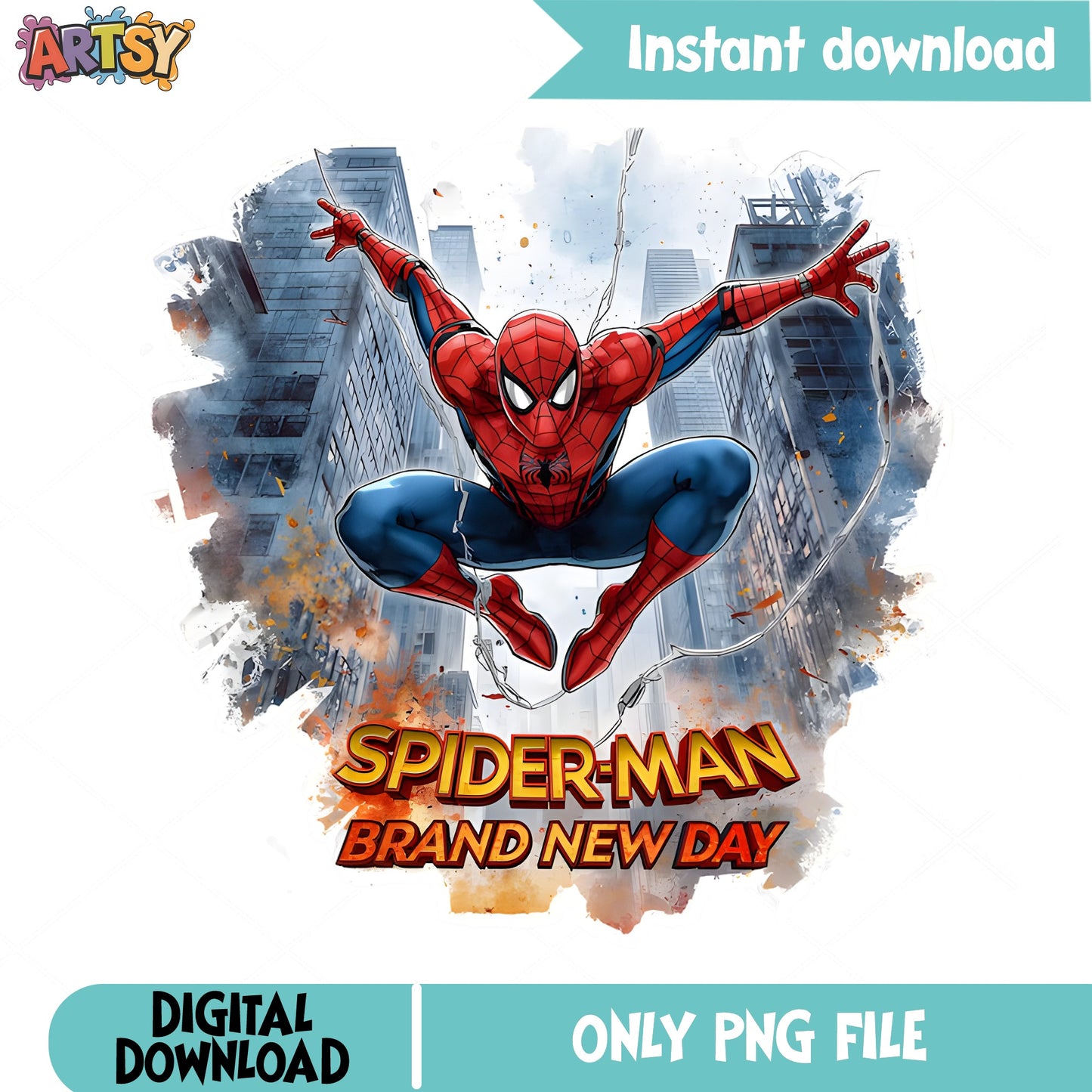 Spider-Man Brand New Day PNG, Marvel Superhero PNG, Spiderman PNG