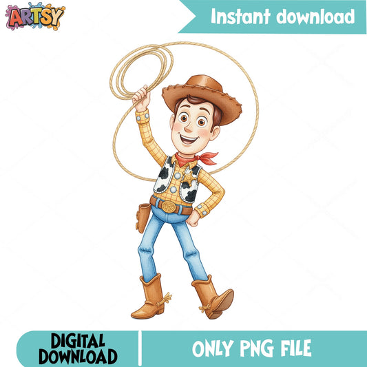 Woody Toy Story PNG Clipart, Disney Pixar PNG, Cowboy PNG