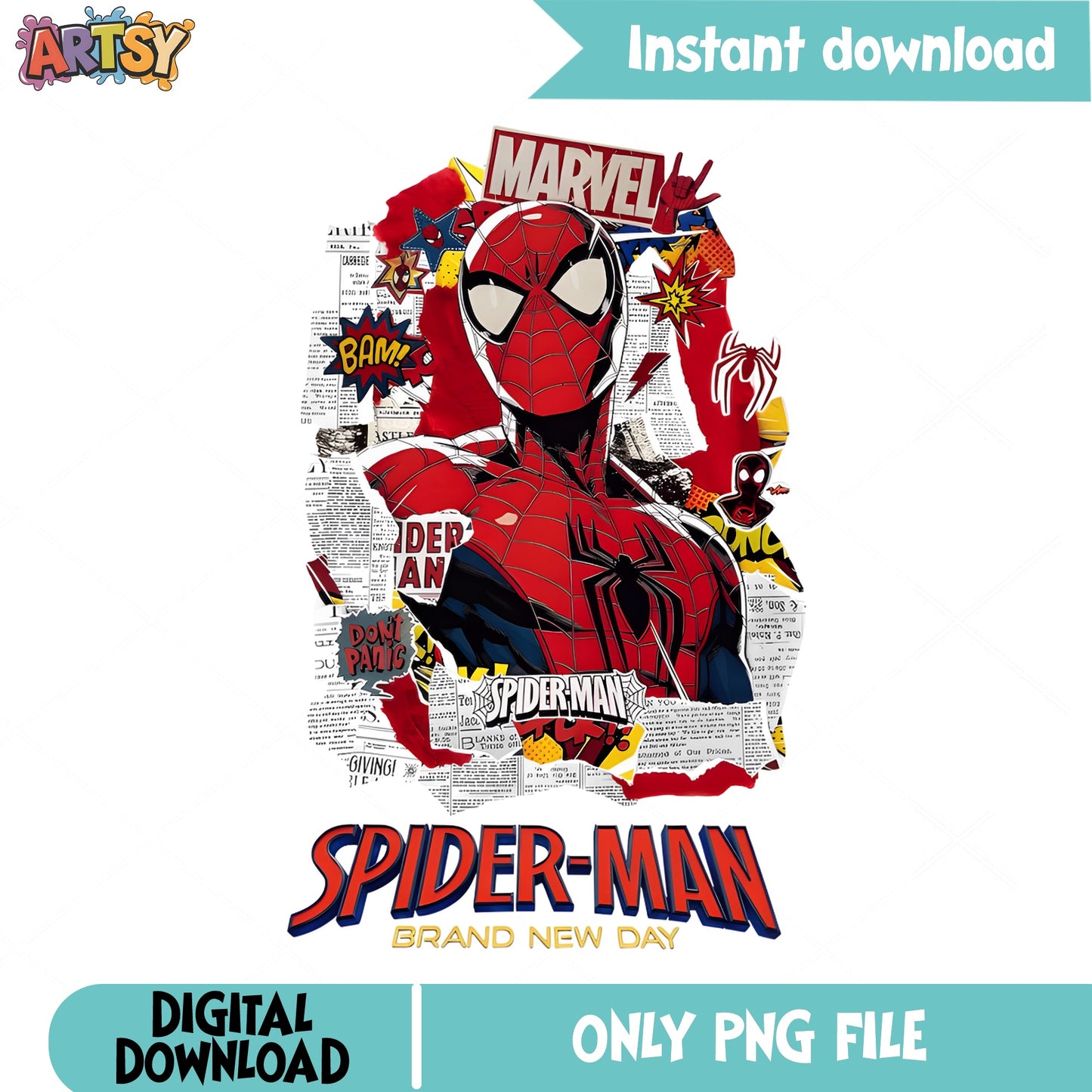 Spider-Man Brand New Day PNG, Marvel Spiderman PNG, Superhero PNG